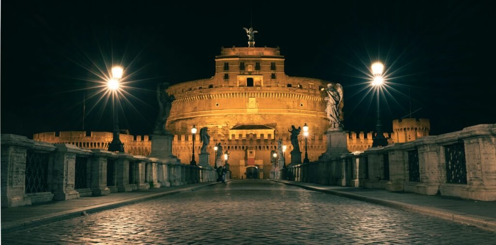 Castel Sant'Angelo skip the line tickets view from Ponte Sant'Angelo